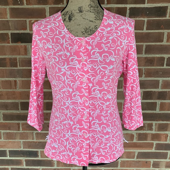 Lilly Pulitzer Other - ❤️ Like new Lilly Pulitzer bow pajamas top